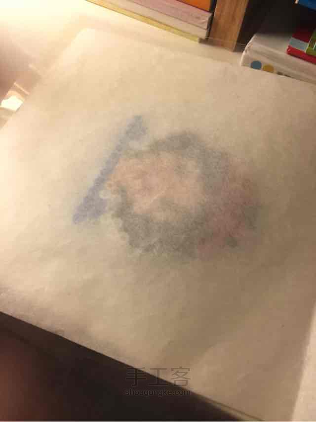 【小希爱手作】拼豆基础-白雪公主👸手机挂饰、视频教程制作中 第13步