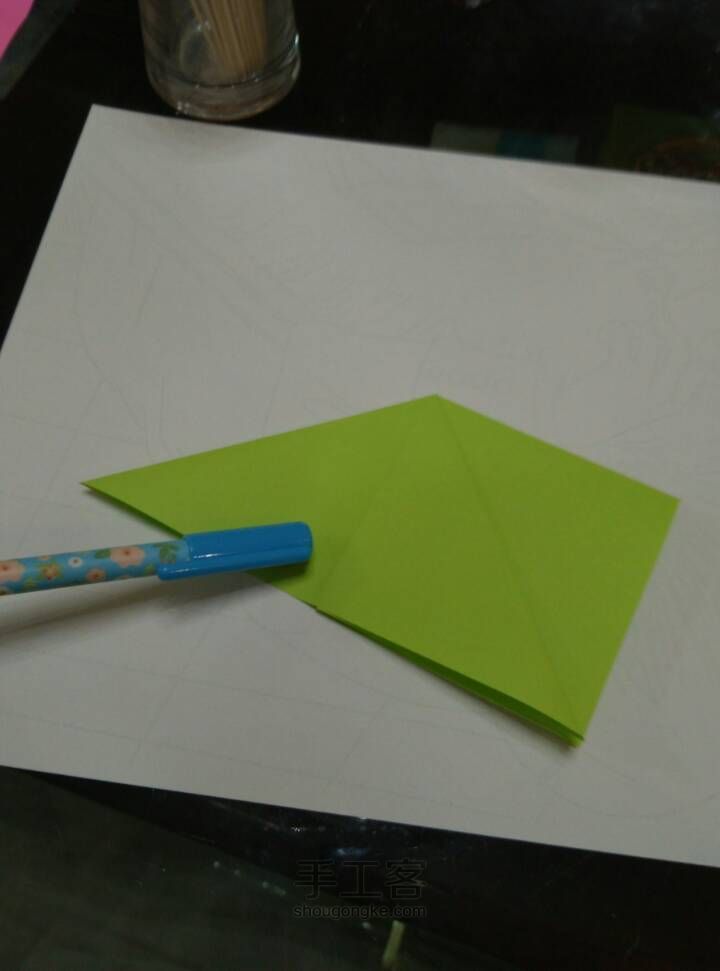 菊花折纸 第5步