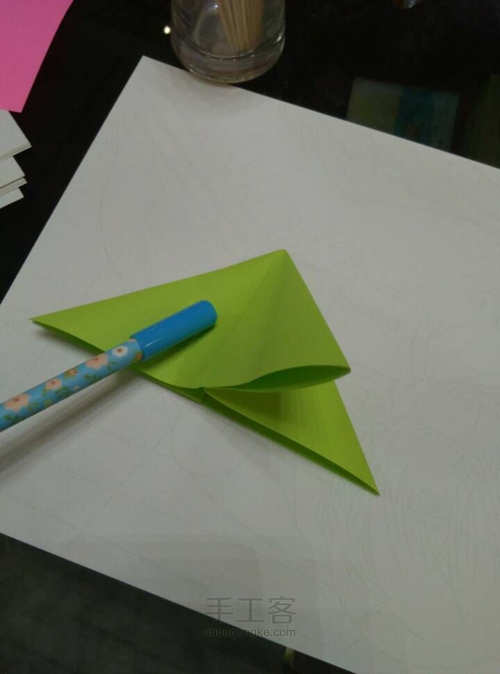 菊花折纸 第6步