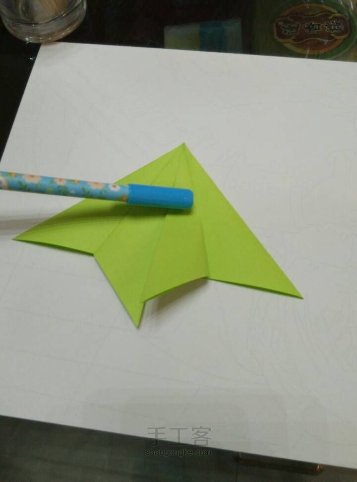 菊花折纸 第8步