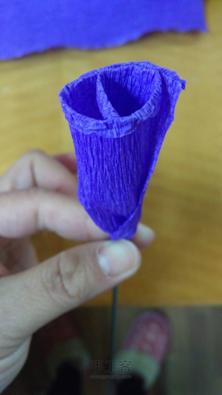 紫色花 第10步