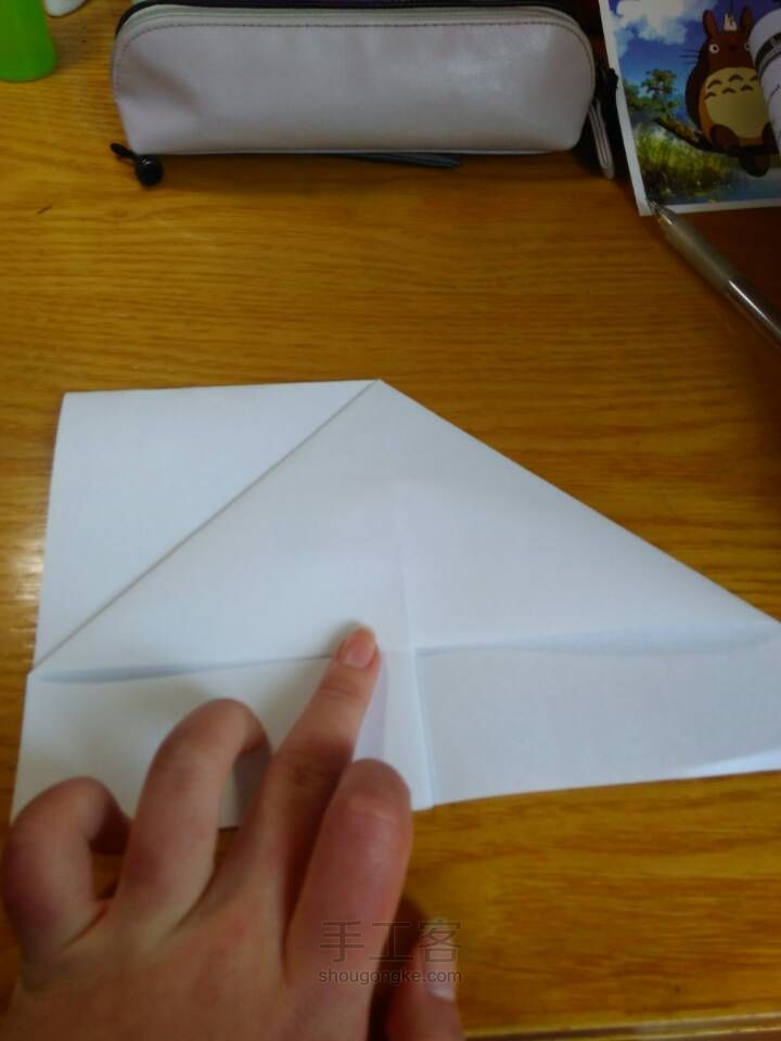 一张纸折相框 第5步