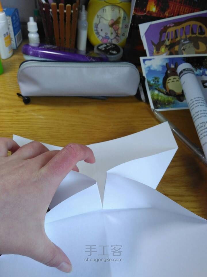 一张纸折相框 第9步