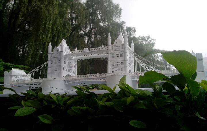 （塑料ABS）伦敦吊桥模型 第13步