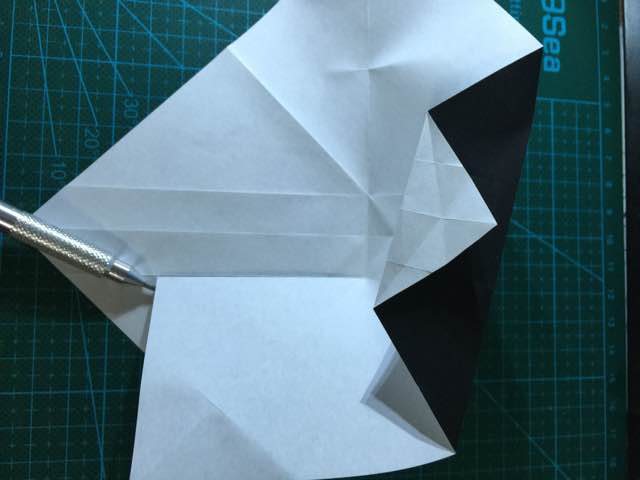 折纸-又蠢又丑的企鹅😂 第16步
