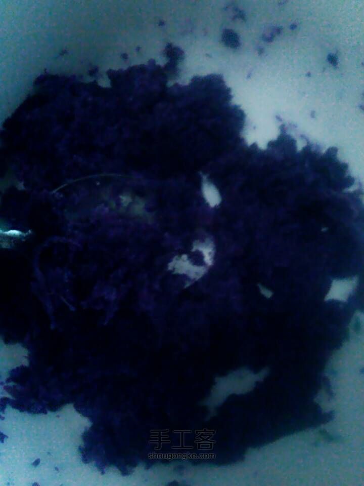 紫薯西米卷 第2步