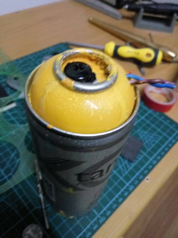 GRAFFITI LAMP 涂鸦台灯DIY制作 第6步