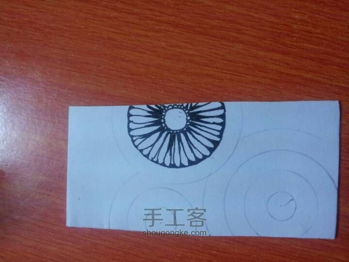 疯狂的禅绕画【教程5】手绘书签 第8步