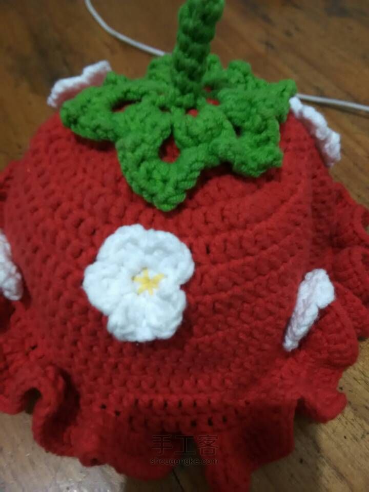 草莓帽子 第16步