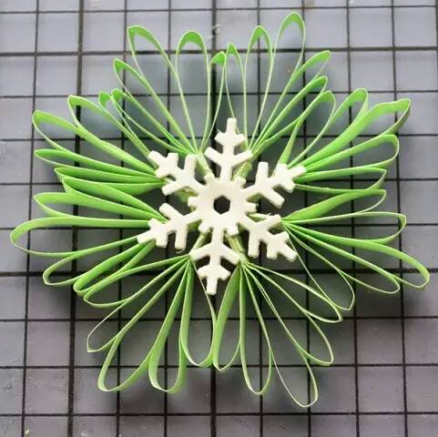 唯美雪花 第5步