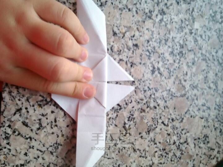 蝴蝶折纸 第8步
