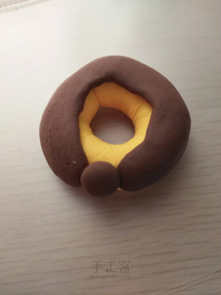 彩泥甜甜圈 第8步