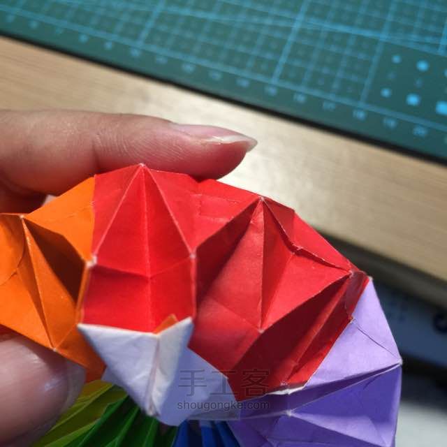 折纸-热气球 第70步