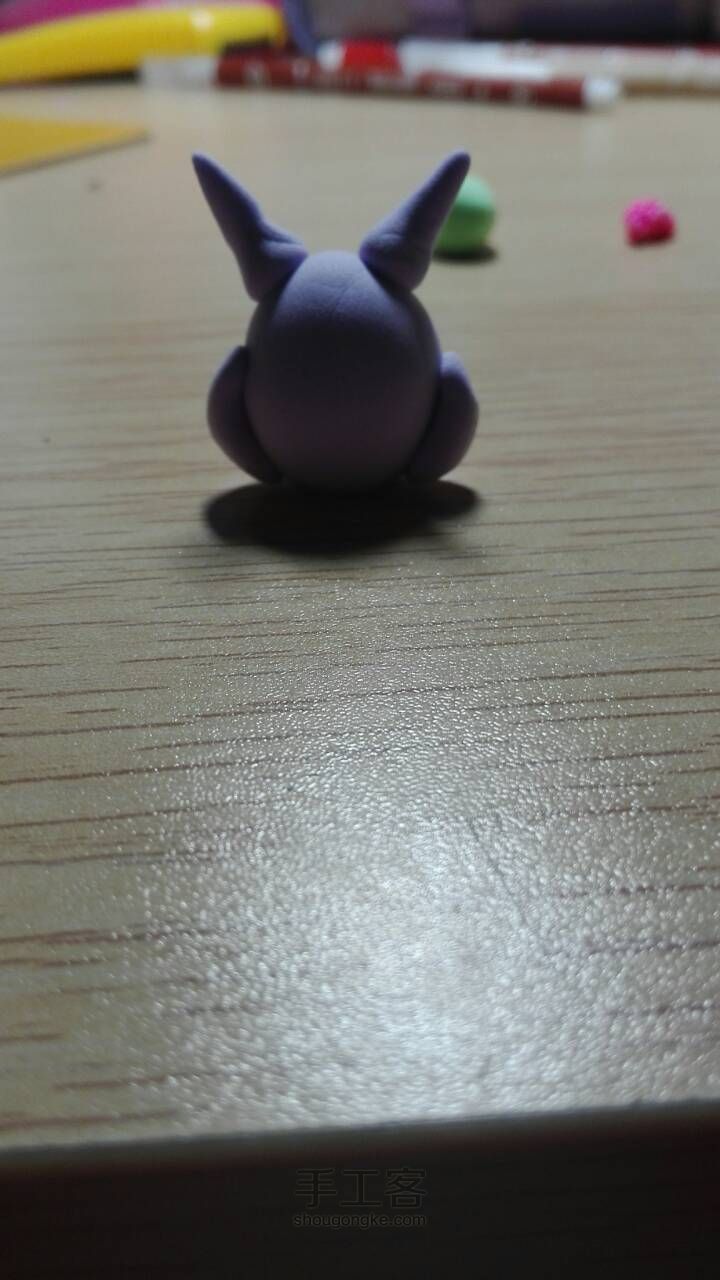 萌萌哒小龙猫。🎁 第8步