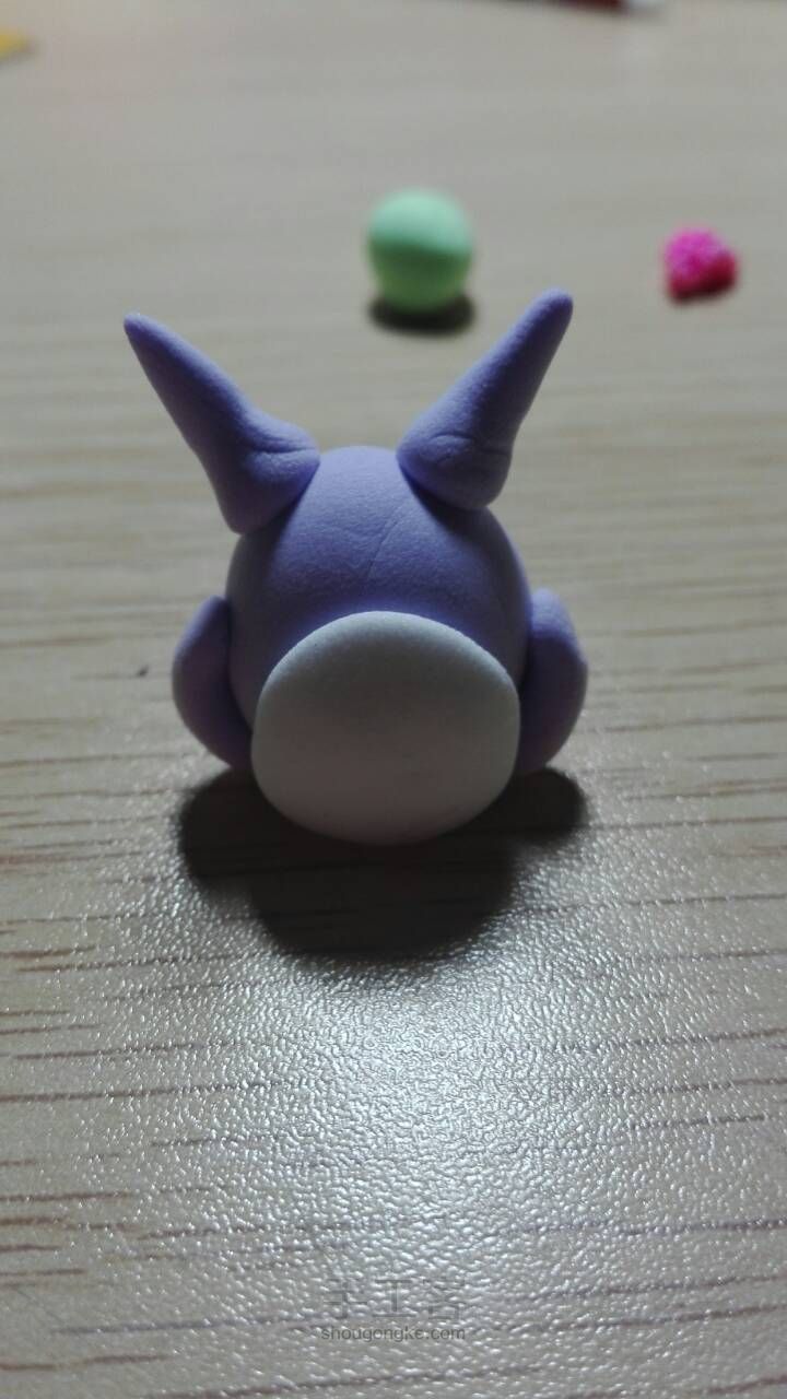 萌萌哒小龙猫。🎁 第10步