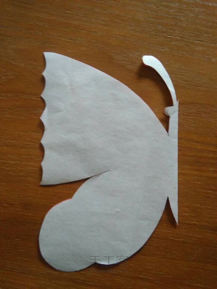 剪纸练习～蝴蝶 第1步