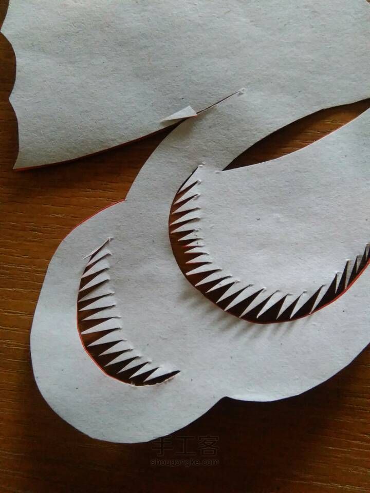 剪纸练习～蝴蝶 第4步
