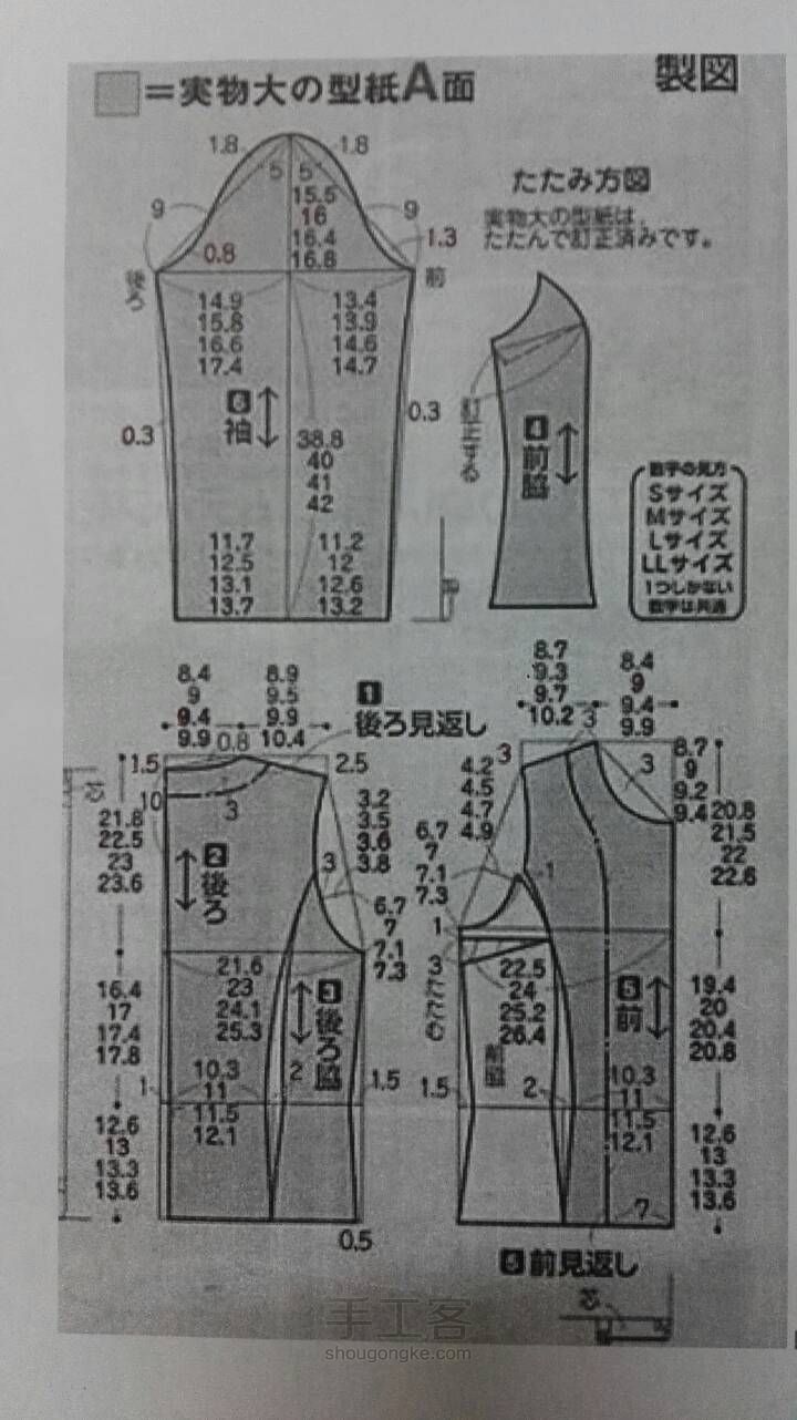 小香风外套 第1步