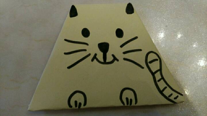 可爱的立体小纸猫🐈 第8步