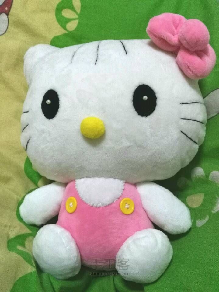 手工缝制的HelloKitty 第14步