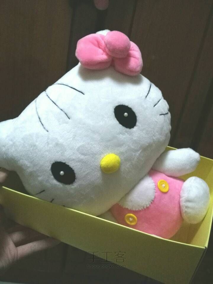 手工缝制的HelloKitty 第16步