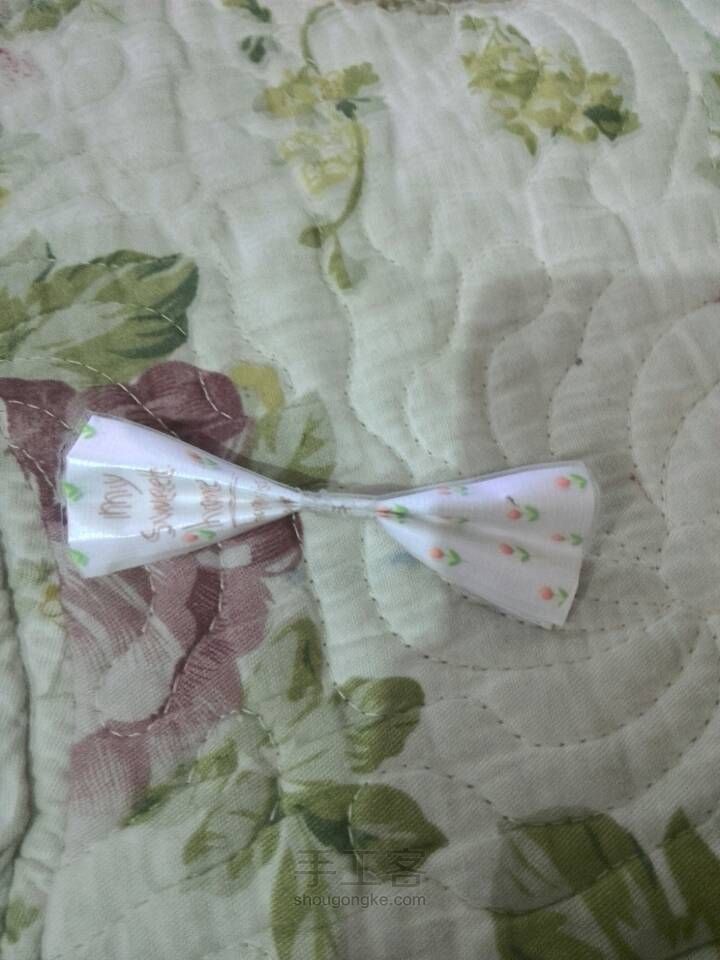 笔芯袋蝴蝶结 第7步
