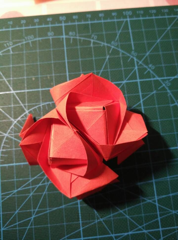 折纸花球~~ 第18步