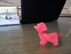 出自绘画折纸
挺简单的小狗
用于社团教学
手快一点十分钟就可以折好