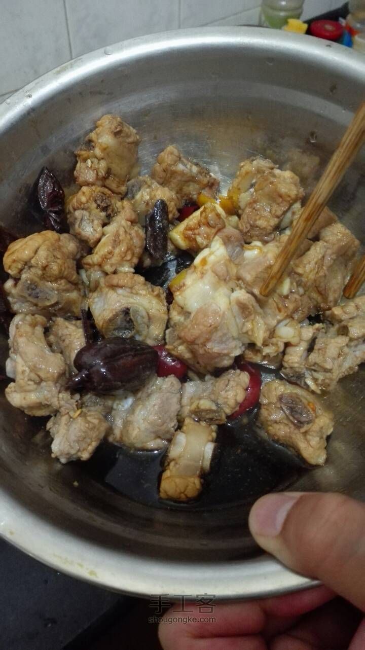 干锅排骨虾-论地摊贩的自我修养 第9步