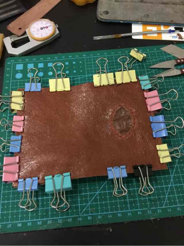 自己做的卡包 第11步