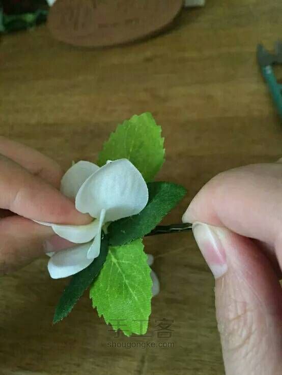 森女风小清新边夹 第10步