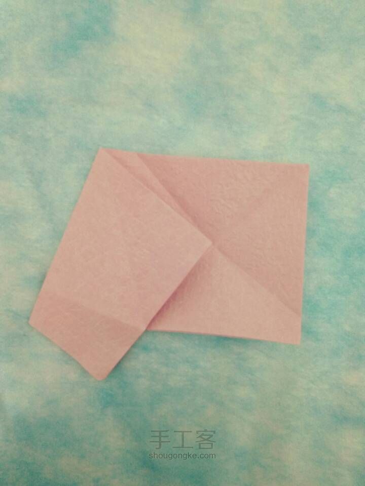 『成説』美腻的樱花🌸折纸教程 第5步