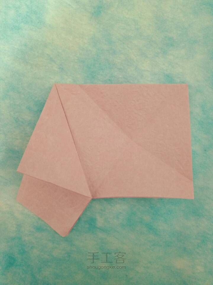 『成説』美腻的樱花🌸折纸教程 第6步