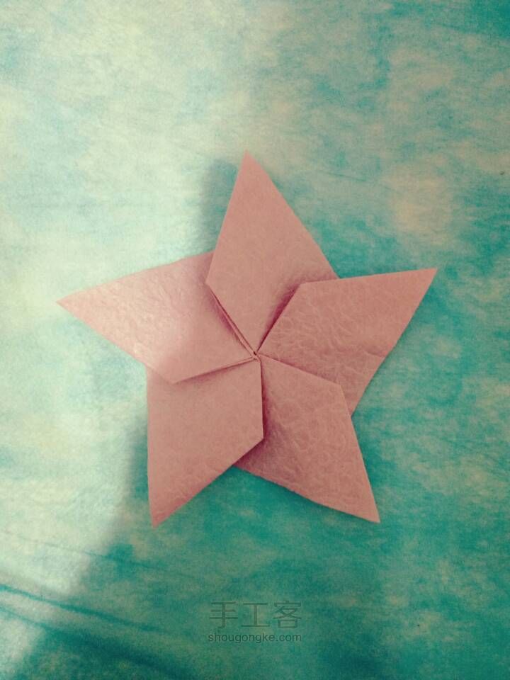 『成説』美腻的樱花🌸折纸教程 第23步