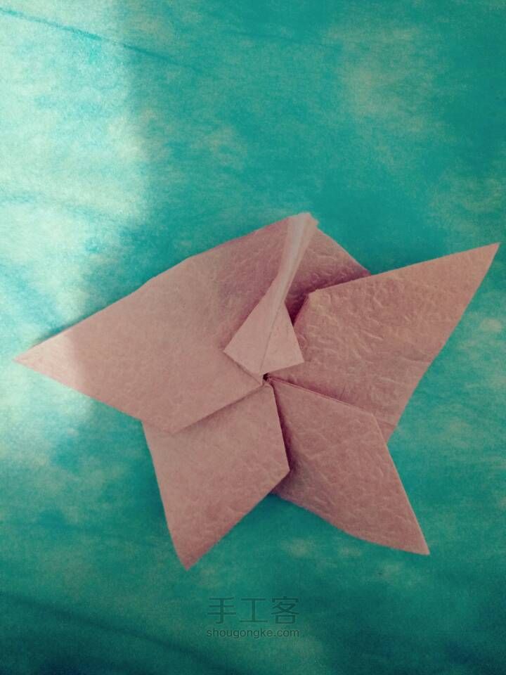 『成説』美腻的樱花🌸折纸教程 第25步