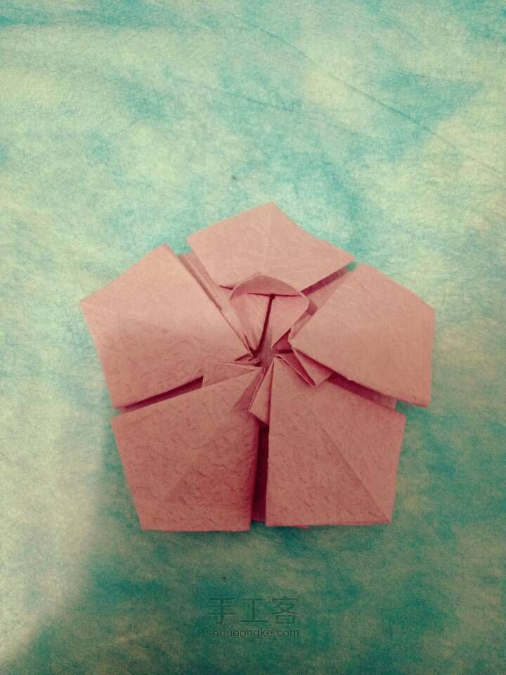 『成説』美腻的樱花🌸折纸教程 第29步