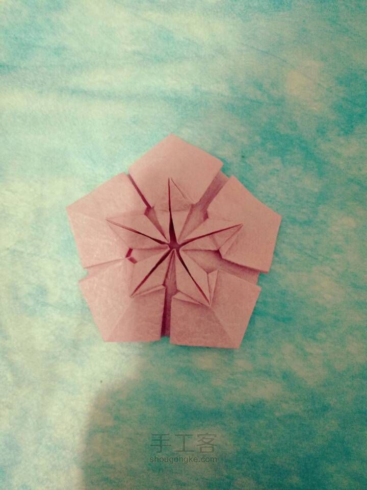 『成説』美腻的樱花🌸折纸教程 第31步