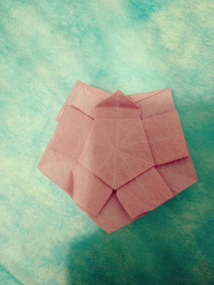 『成説』美腻的樱花🌸折纸教程 第37步