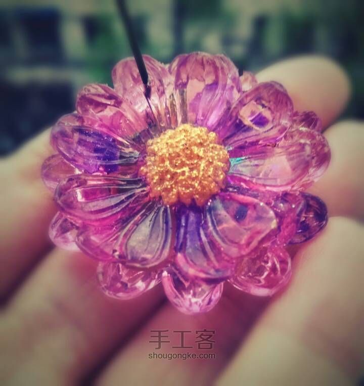 花中花‘一花一世界，MEW的滴胶 第12步