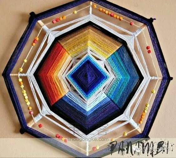 （转）木棍和毛线竟然缠出了这么美的…… 第1步