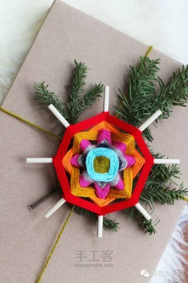 （转）木棍和毛线竟然缠出了这么美的…… 第24步