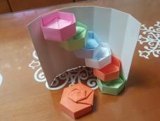 折纸六边盒