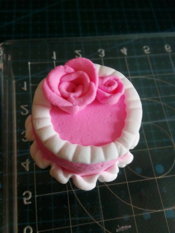 粉玫瑰蛋糕 第19步