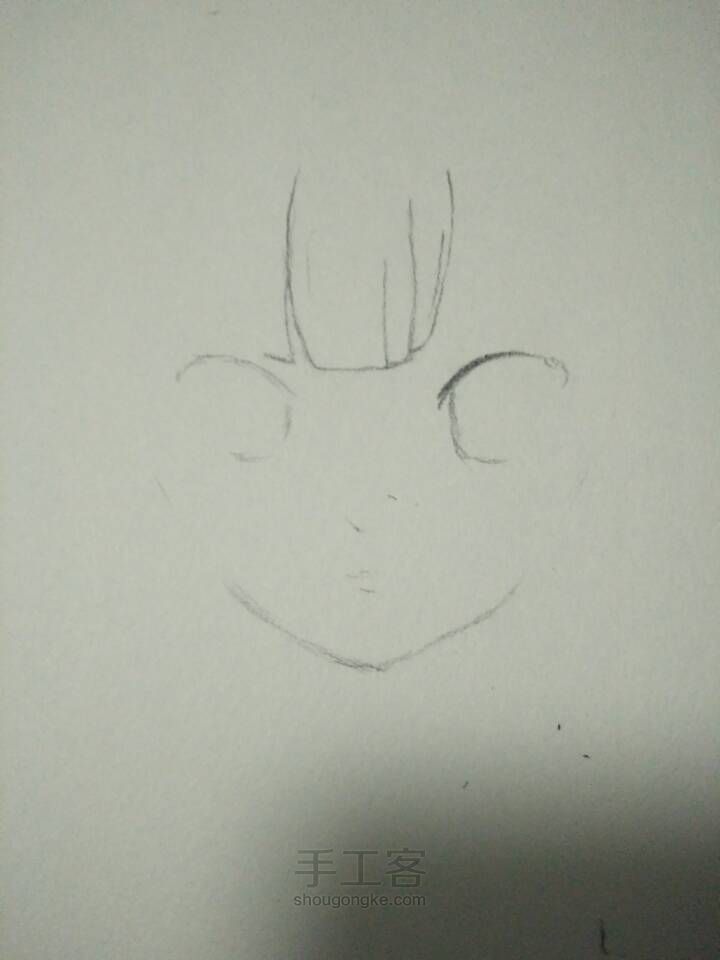 不打底直接画 第1步