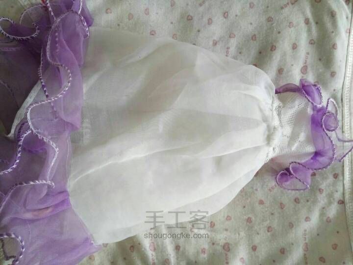 唯美紫色婚纱 第11步