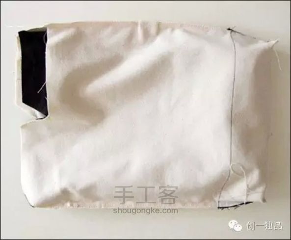 时尚的女布包DIY~装载于独品 第5步