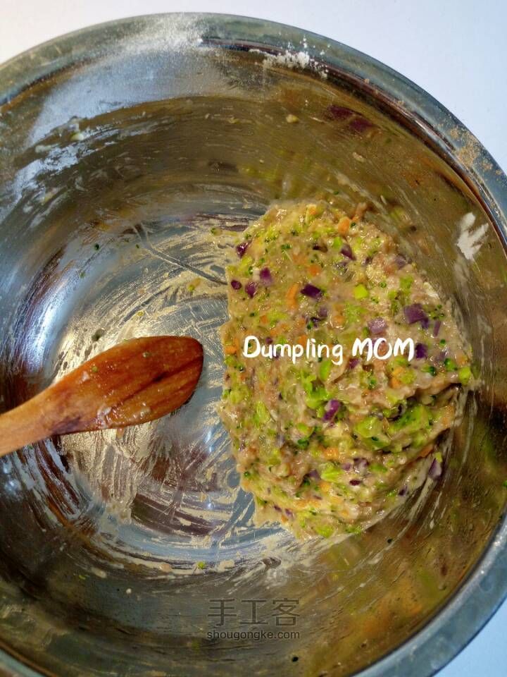 【Dumpling MOM】蒸米肉丸+菌菇时蔬蛋汤=营养倍增 第5步