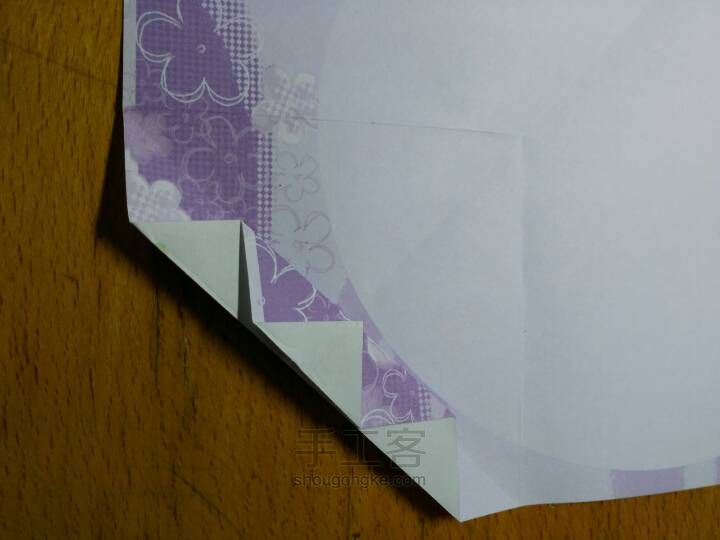 相思叶——折信纸 第8步