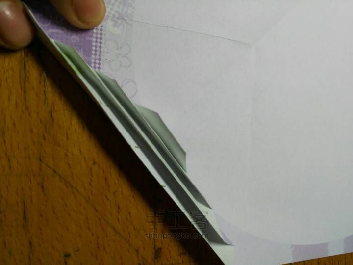 相思叶——折信纸 第10步