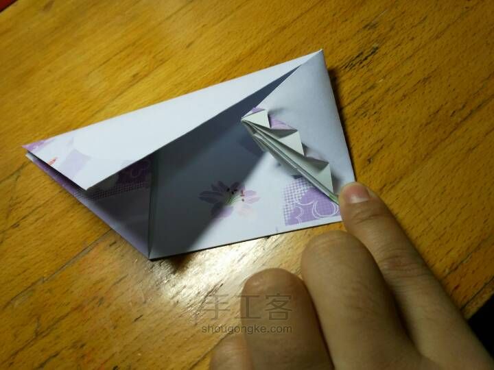 相思叶——折信纸 第17步